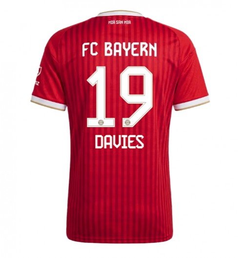 Bayern Munich Alphonso Davies #19 Domácí Dres pro Dámské 2026-27 Krátký Rukáv Bayern Munich Alphonso Davies #19 Domácí Dres pro Dámské 2026-27 Krátký Rukáv